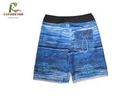 Athletic Blue Mens Short Swim Trunks , Quick Dry Swim Shorts With Pockets