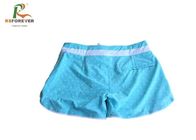 Sublimated Light Blue Short Swim Trunks For Women Water Repellent Custom Made