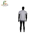 Classic White Custom Printed T Shirts Full Sublimation 100% Polyester Fabric