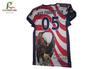 Outdoor Sports Polyester Soccer Jerseys , Custom Team Jerseys With Name / Number