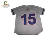 100 Polyester Custom Team Sportswear White Baseball Jersey Sublimation Printing