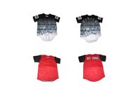 Baseball Tee Shirts Custom Team Sportswear Stylish Digital Printing With Buttons