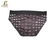 Spandex Mens Bikini Swimwear Polyester Material CMYK Color Stretch Fabric