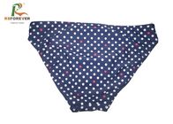 Colorful Custom Printed Clothing Small Spot Blue Bikini Bottom For Womens