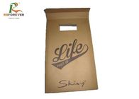Brown Kraft Paper Custom Printed Bags Take Away Fast Food Grosery Shopping