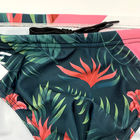 Mens Sublimation Bikini Swimwear Swim Briefs With Drawstring / Full Lining