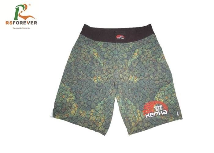 Custom Mens Long Board Shorts , Underwear Beach Swim Trunks Sublimation Printing