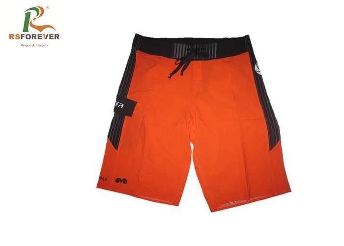 4 Way Stretch Boys Swimwear Briefs With Elastic Fly Fabric Customized Color