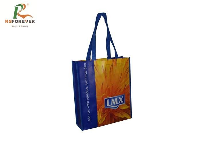 Durable Custom Printed Non Woven Bags , Waterproof Stitched Non Woven Bags