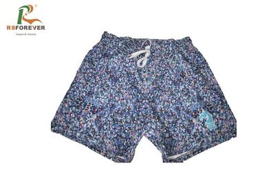 China Sublimation Printing Waterproof 4 Way Stretch Mens Printed Swim Trunks factory