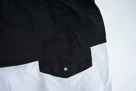 Quick Dry Nylon Men Board Shorts With Elastic Waistband / Pockets Silkscreen Printing