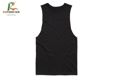 Plain 100 Percent Cotton Men'S Tank Top Shirts , Fashinal Slim Fit Singlet Customized