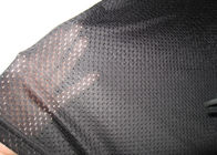 Lycra Black Polyester Mesh T Shirt White Silk Screen Printing For Sports
