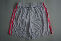 Quick Dry Mens White Basketball Shorts ,  Custom White Champion Mesh Shorts