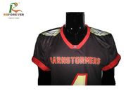 100 Percent Polyester Custom Team Sportswear Breathable Sports Shirts Never Fading