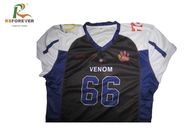 Customized Short Sleeve Football Jerseys , Dye Sublimated Football Jerseys 160 Gsm