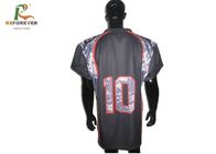 Sleeveless Digital Camouflage Football Jersey Custom Designs Spandex Material