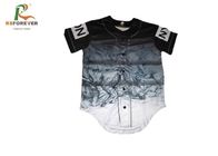 Blank Custom Team Sportswear Gradient T Shirt Uniforms For Baseball Team