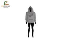 Fashion Design Mens Personalised Embroidered Hoodies Pullover Style CMYK Color