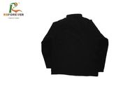 Plain Black Hooded Sweatshirt Jacket Embroidered Outdoor Sports Windbreaker