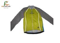 Windproof Winter Printed Cycling Jerseys With Reflective Strip Mens Jacket