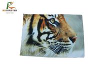 Comfortable Tiger Animal Print Cushion Covers Full Dye Sublimation Lycra Material