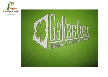 Custom Printed Green Drawstring Bag Strong Rope Recycled For Promotion