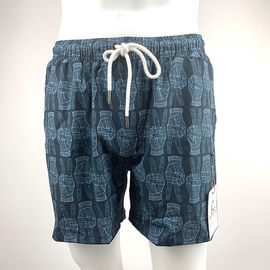 Stylish Mens Hawaiian Printed Board Shorts Surf No Fading Custom Design