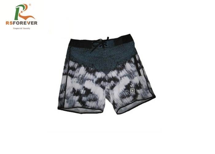 Quick Dry Recycled Printed Board Shorts 4 Way Stretch Customized Polyester